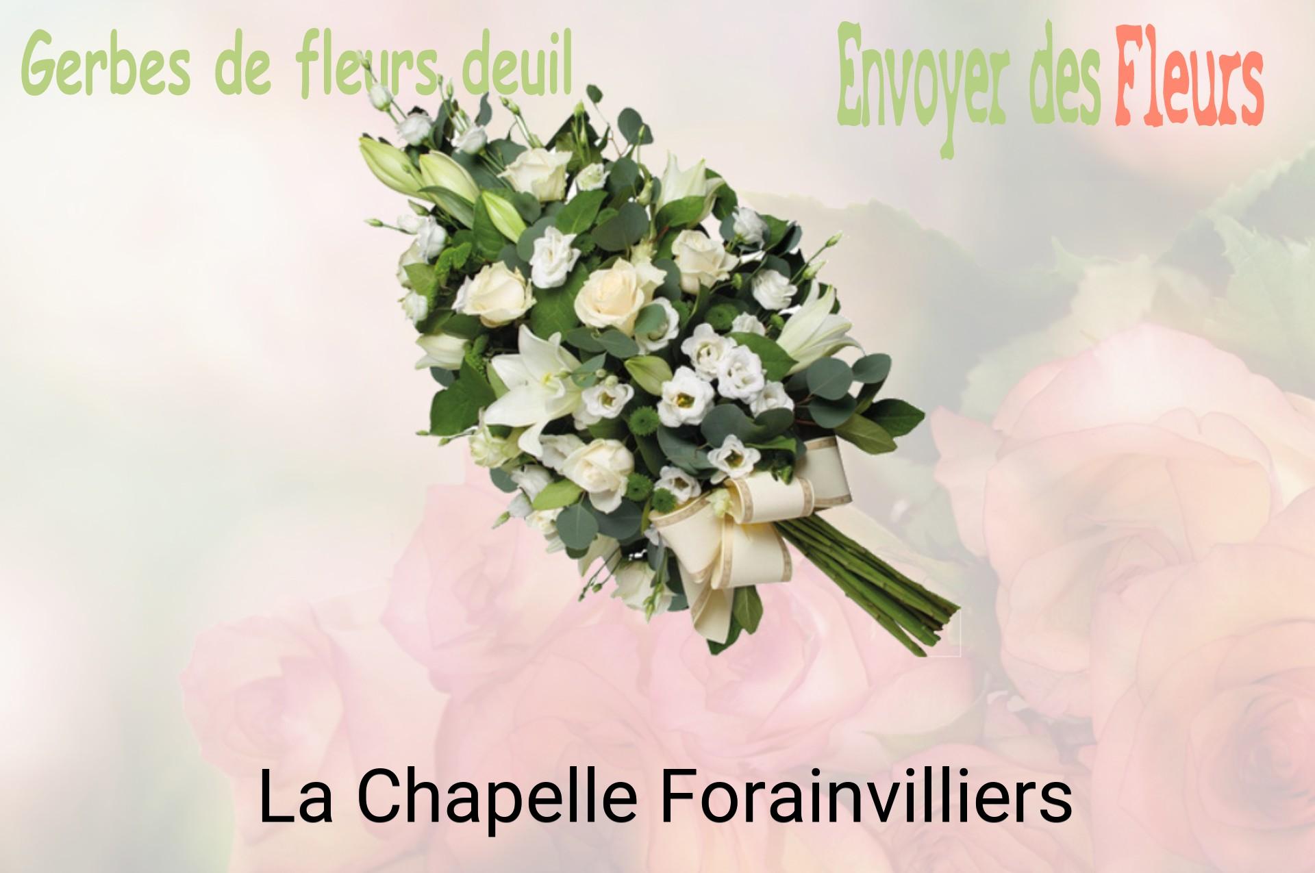 Gerbe de fleurs de deuil livrée à La Chapelle-Forainvilliers