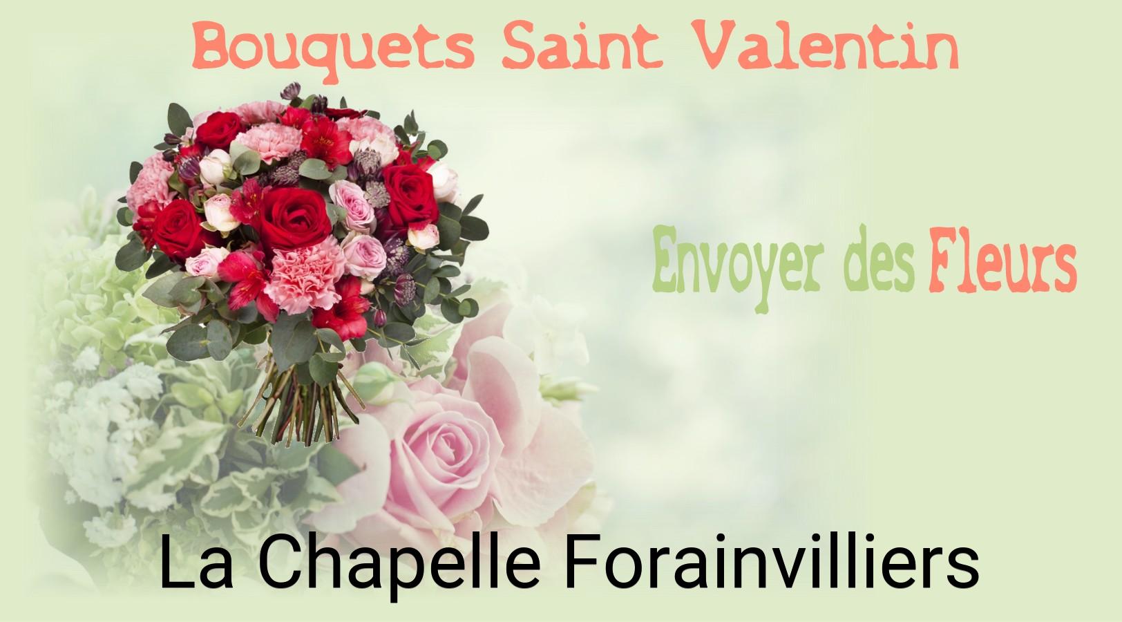 Roses de Saint-Valentin livrées à La Chapelle-Forainvilliers
